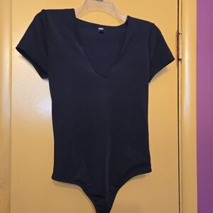 Express Black Body Contour Top